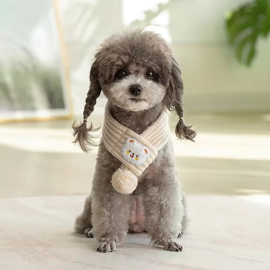 Snugtail Knit Scarf – Festive Warmth & Style for Cats and Dogs